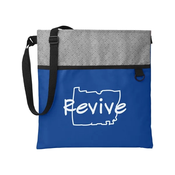 Prime Line. Patchwork Eco Friendly Crossbody Tote Bag. - Prime Line. Patchwork Eco Friendly Crossbody Tote Bag. - Image 8 of 8