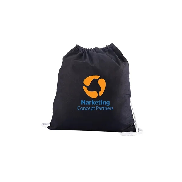 Cotton Canvas Drawstring Bag - Cotton Canvas Drawstring Bag - Image 1 of 12