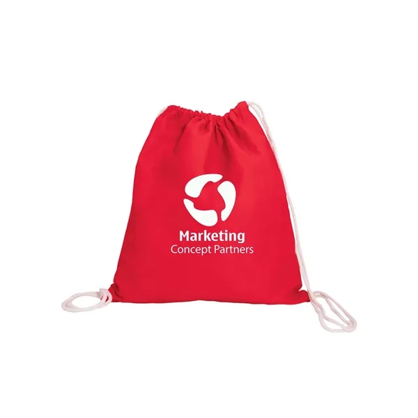 Cotton Canvas Drawstring Bag - Cotton Canvas Drawstring Bag - Image 12 of 12