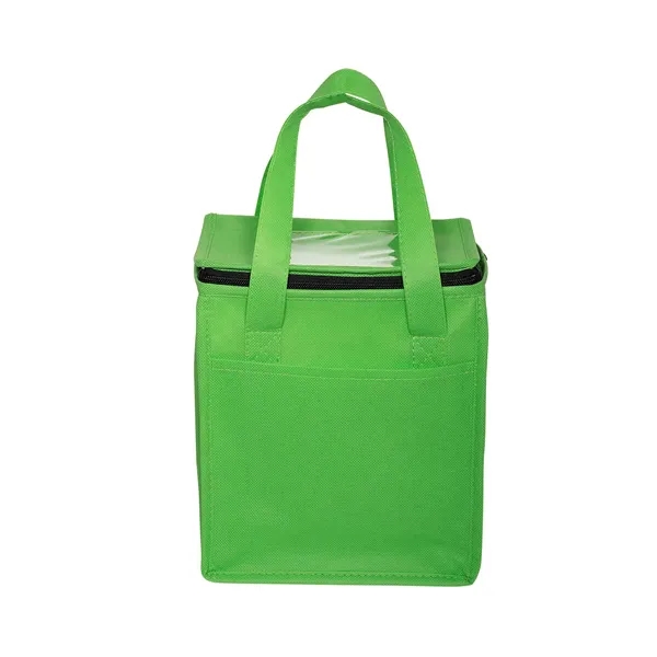 Non-Woven Cubic Lunch Cooler Bag With ID Slot - Non-Woven Cubic Lunch Cooler Bag With ID Slot - Image 6 of 7