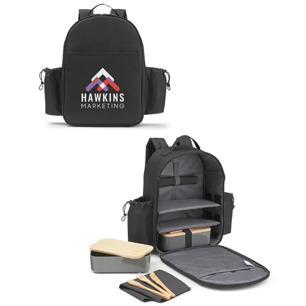 Eco Friendly Bento Picnic Set Backpack - Eco Friendly Bento Picnic Set Backpack - Image 0 of 1