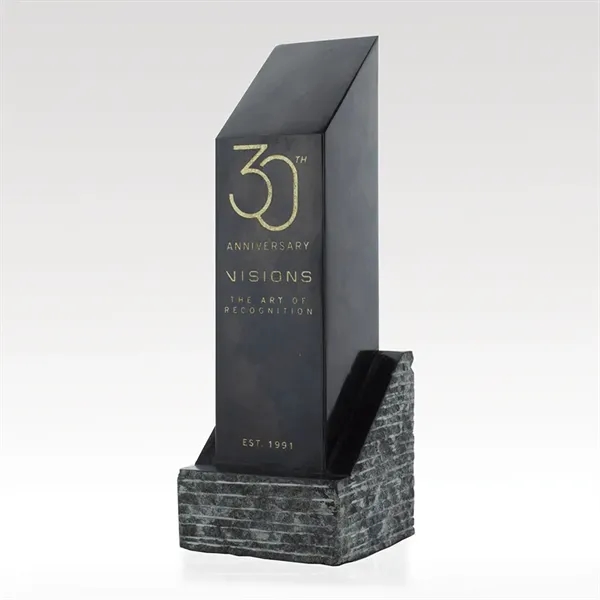 Black Marble Award Square Column