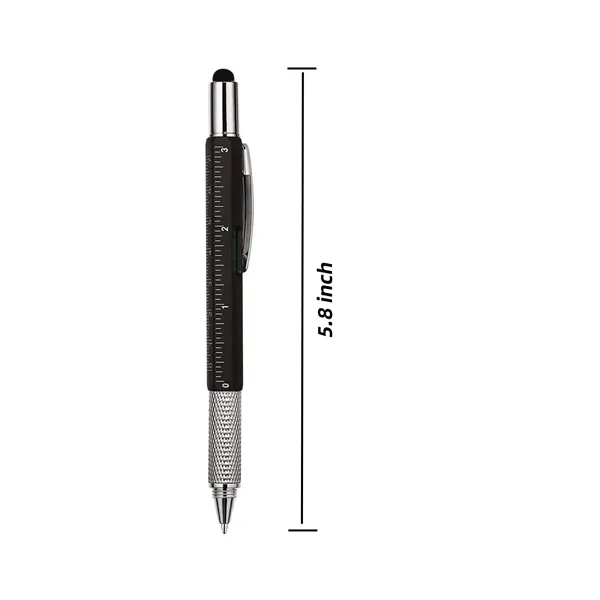 Stylus Screwdriver 6-In-1 ABS Multitool Pen - Stylus Screwdriver 6-In-1 ABS Multitool Pen - Image 1 of 1
