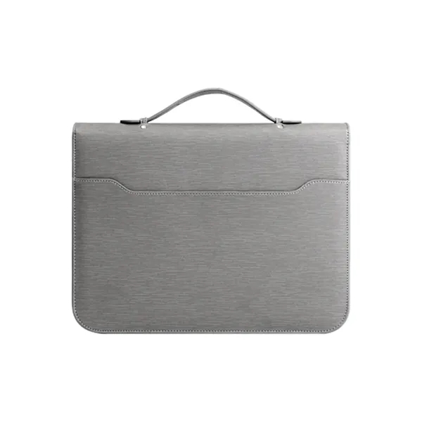 A4 PU Leather Portfolio Organizer - A4 PU Leather Portfolio Organizer - Image 2 of 3