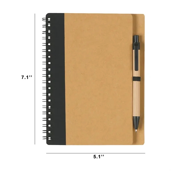 Recycled Notebook with Pen - Recycled Notebook with Pen - Image 1 of 1