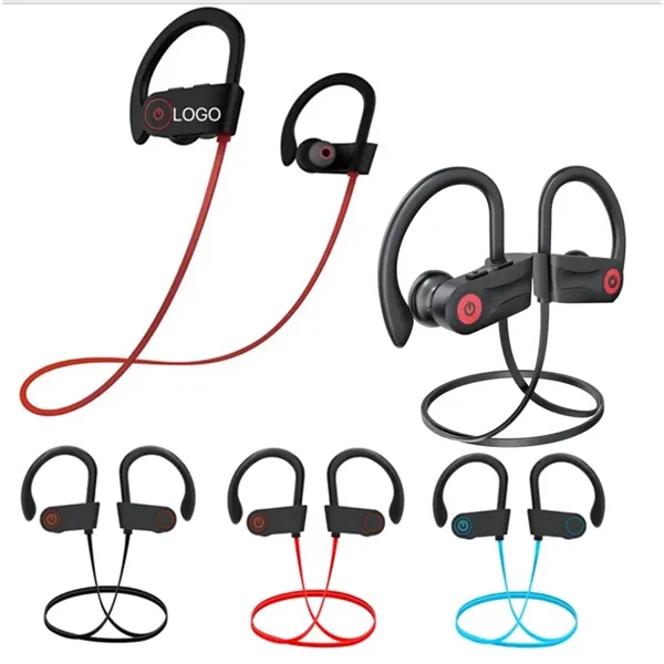 Bluetooth Headphones-Wireless Earbuds with Flexible Earhook - Bluetooth Headphones-Wireless Earbuds with Flexible Earhook - Image 0 of 3