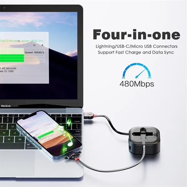 Scalable 3 in 1 Multi Charging Cable - Scalable 3 in 1 Multi Charging Cable - Image 2 of 5