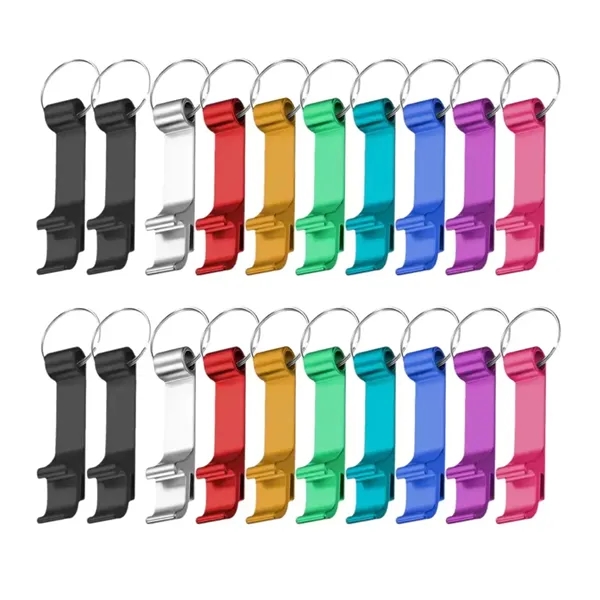 Classic Metal Keychain Bottle Opener - Classic Metal Keychain Bottle Opener - Image 3 of 4