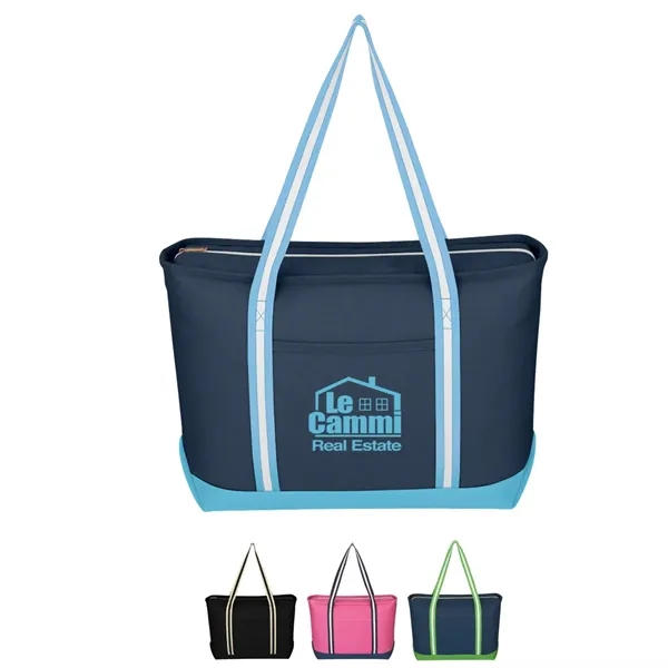 Large Cotton Canvas Admiral Tote Bag - Large Cotton Canvas Admiral Tote Bag - Image 0 of 4