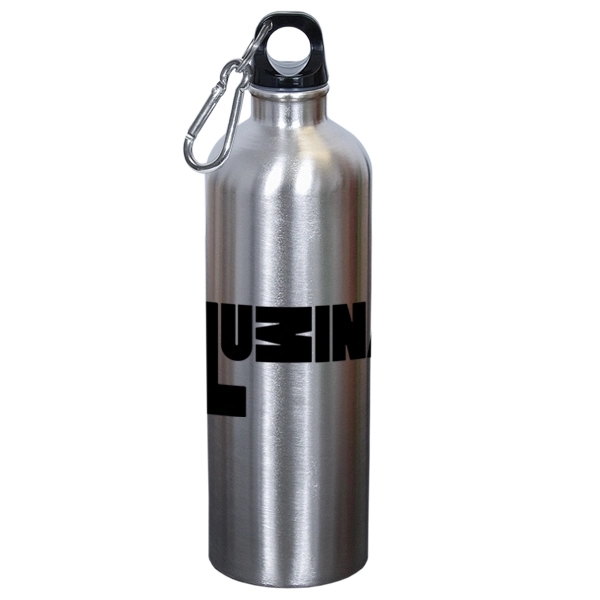 750ml (25 oz.) STAINLESS STEEL WATER BOTTLE - 750ml (25 oz.) STAINLESS STEEL WATER BOTTLE - Image 3 of 4