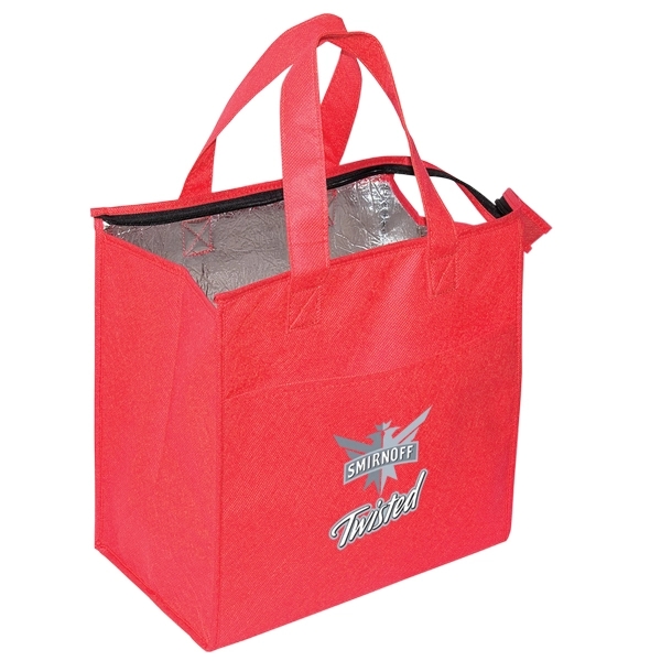 NON WOVEN INSULATED GROCERY TOTE - NON WOVEN INSULATED GROCERY TOTE - Image 2 of 3