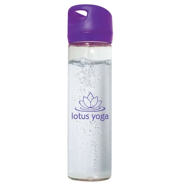 500 ML. (17 OZ.) SINGLE WALL GLASS WIDE MOUTH WATER BOTTLE - 500 ML. (17 OZ.) SINGLE WALL GLASS WIDE MOUTH WATER BOTTLE - Image 1 of 5