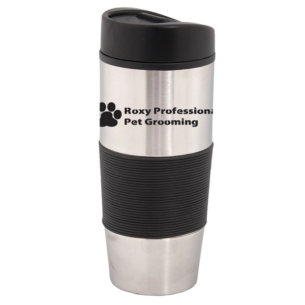 500 ML. (17 OZ.) STAINLESS STEEL TRAVEL TUMBLER - 500 ML. (17 OZ.) STAINLESS STEEL TRAVEL TUMBLER - Image 1 of 3