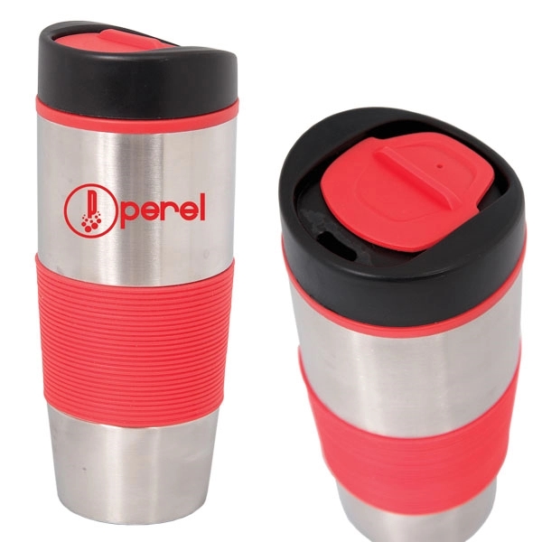 500 ML. (17 OZ.) STAINLESS STEEL TRAVEL TUMBLER - 500 ML. (17 OZ.) STAINLESS STEEL TRAVEL TUMBLER - Image 2 of 3