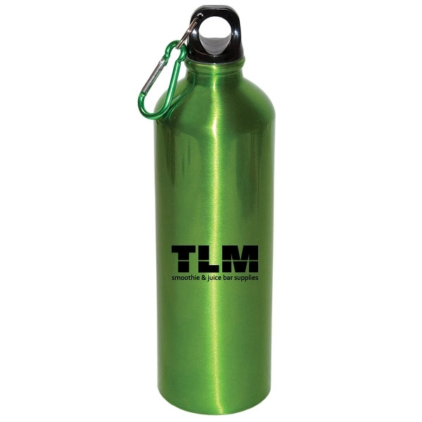 25 Oz. Aluminum Water Bottle with Carabiner