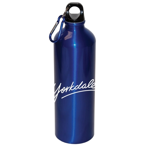 750 ML (25 OZ.) ALUMINUM WATER BOTTLE WITH CARABINEER - 750 ML (25 OZ.) ALUMINUM WATER BOTTLE WITH CARABINEER - Image 3 of 4