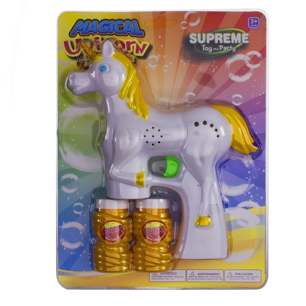 LED Unicorn Bubble Gun - LED Unicorn Bubble Gun - Image 2 of 6