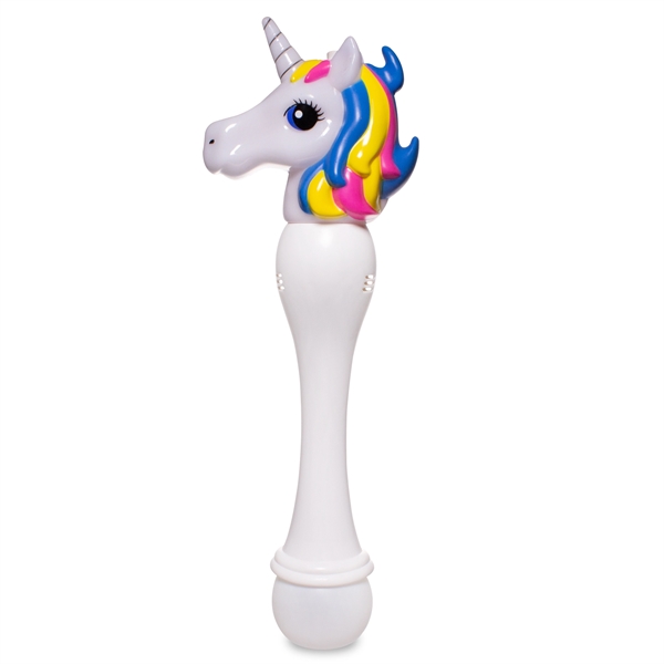 LED Unicorn Bubble Wand - LED Unicorn Bubble Wand - Image 3 of 11
