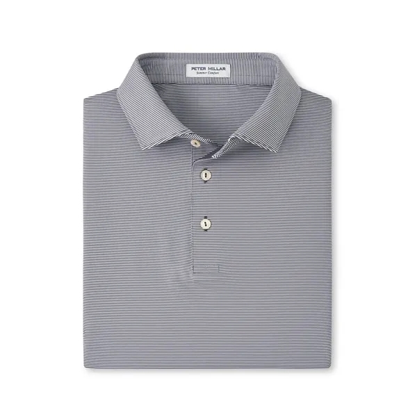 Peter Millar Men's Jubilee Striped Polo - Peter Millar Men's Jubilee Striped Polo - Image 3 of 5
