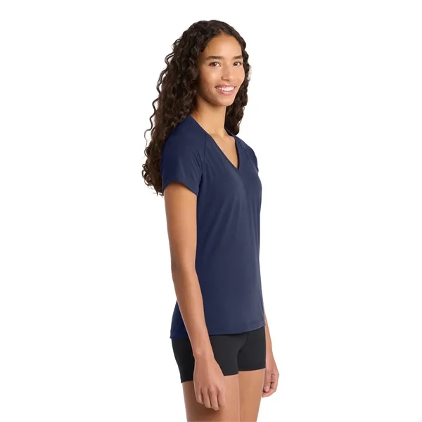 Sport-Tek Women's Ultimate Performance V-Neck. - Sport-Tek Women's Ultimate Performance V-Neck. - Image 12 of 24
