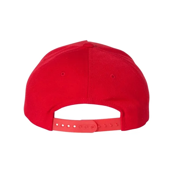 YP Classics Premium Five-Panel Curved Bill Snapback Cap - YP Classics Premium Five-Panel Curved Bill Snapback Cap - Image 8 of 8