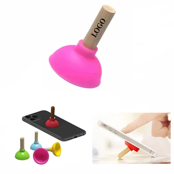 Plunger Phone Stand Holder - Plunger Phone Stand Holder - Image 0 of 3