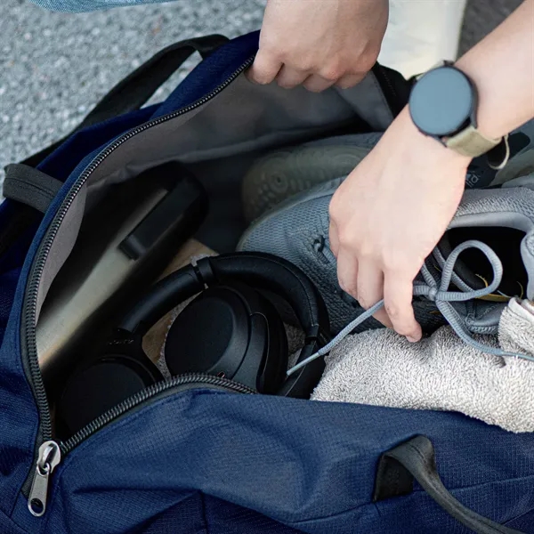 Waste2Gear Recycled Ocean Plastic Fabric Duffel Bag - Waste2Gear Recycled Ocean Plastic Fabric Duffel Bag - Image 8 of 8