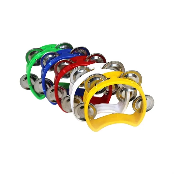 Plastic Semicircular Tambourine for Kids - Plastic Semicircular Tambourine for Kids - Image 0 of 5