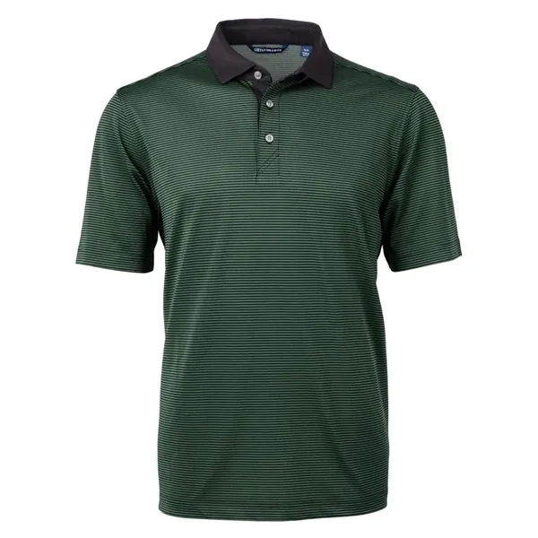 Cutter & Buck Virtue Eco Pique Micro Stripe Recycled Mens... - Cutter & Buck Virtue Eco Pique Micro Stripe Recycled Mens... - Image 6 of 21
