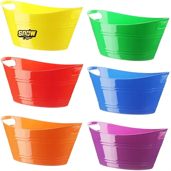 Plastic Ice Buckets with Handles - Plastic Ice Buckets with Handles - Image 0 of 3