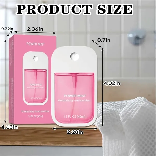 1.3fl.oz power Mist Hydrating Hand Sanitizer Spray - 1.3fl.oz power Mist Hydrating Hand Sanitizer Spray - Image 1 of 3