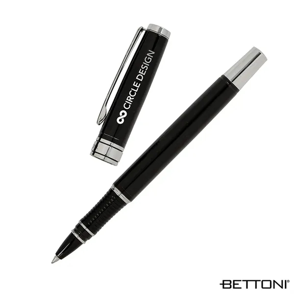 Bettoni® Avellino Recycled Brass Cap-Off Rollerball Pen - Bettoni® Avellino Recycled Brass Cap-Off Rollerball Pen - Image 1 of 2