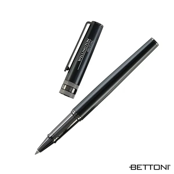 Bettoni® Massimo Brass Cap-Off Rollerball Pen - Bettoni® Massimo Brass Cap-Off Rollerball Pen - Image 1 of 2