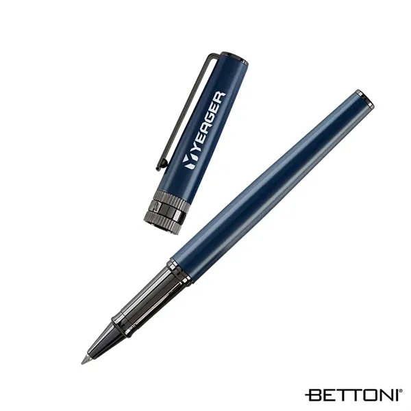 Bettoni® Massimo Brass Cap-Off Rollerball Pen - Bettoni® Massimo Brass Cap-Off Rollerball Pen - Image 2 of 2