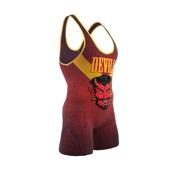 Quantum Wrestling Singlet - No Silicone Leg Band - Quantum Wrestling Singlet - No Silicone Leg Band - Image 0 of 1