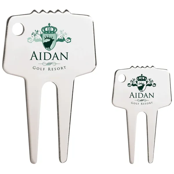 Silver-Tone Divot Repair Tool - Silver-Tone Divot Repair Tool - Image 0 of 2