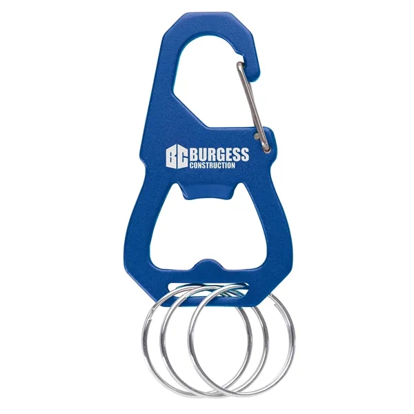 3 Keyring Carabiner with Bottle Opener - 3 Keyring Carabiner with Bottle Opener - Image 4 of 6