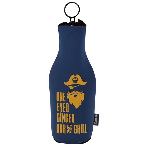 Koozie® Neoprene Zip-Up Bottle Cooler - Koozie® Neoprene Zip-Up Bottle Cooler - Image 2 of 5