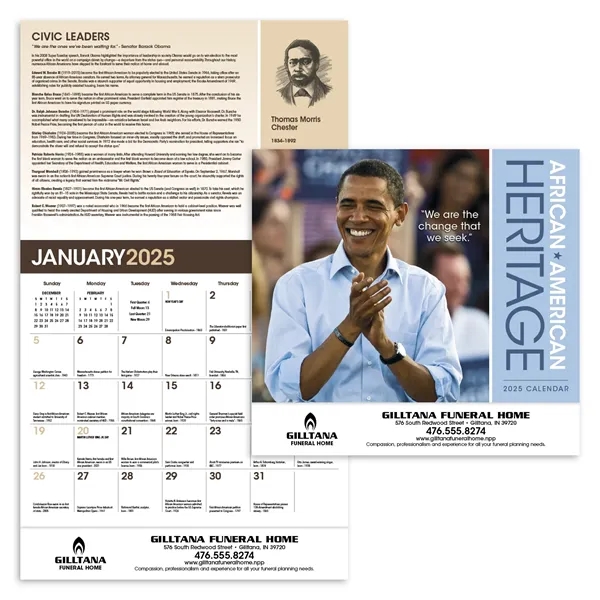 Triumph® Calendars African-American Heritage Barack Obama...