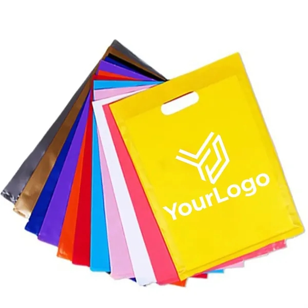 13" X 9" Reinforced Handle Plastic Bag - 13" X 9" Reinforced Handle Plastic Bag - Image 1 of 3
