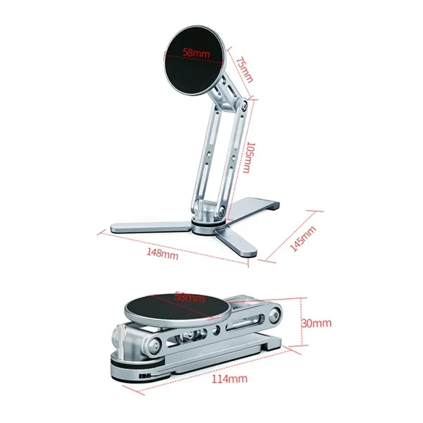 Foldable Extendable Adjustable Phone And Tablet Stand - Foldable Extendable Adjustable Phone And Tablet Stand - Image 1 of 4