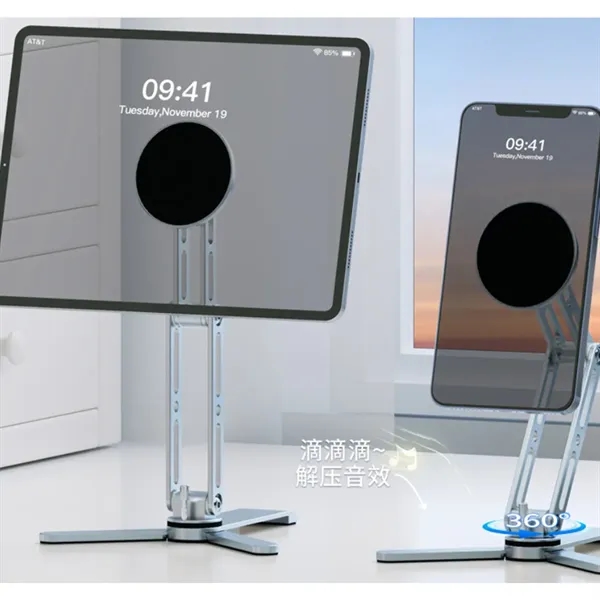 Foldable Extendable Adjustable Phone And Tablet Stand - Foldable Extendable Adjustable Phone And Tablet Stand - Image 4 of 4