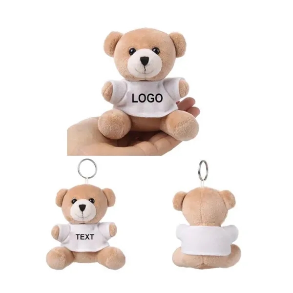 Soft Toy Plush Small Teddy Bear Key Chain - Soft Toy Plush Small Teddy Bear Key Chain - Image 1 of 2
