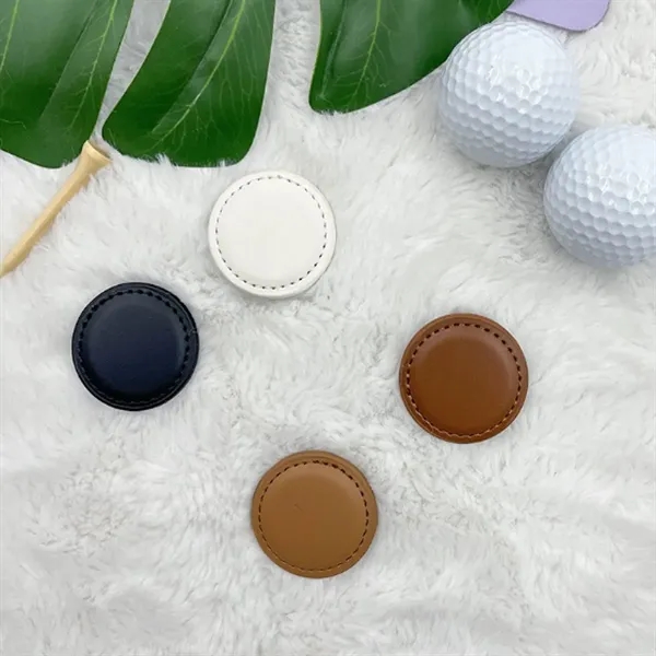 Leather Magnetic Golf Ball Label - Leather Magnetic Golf Ball Label - Image 2 of 4