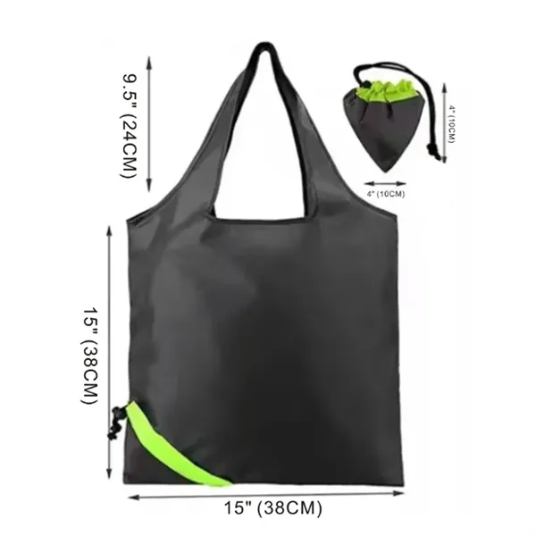 Durable Colorful Folding Reusable Grocery Bags - Durable Colorful Folding Reusable Grocery Bags - Image 1 of 3