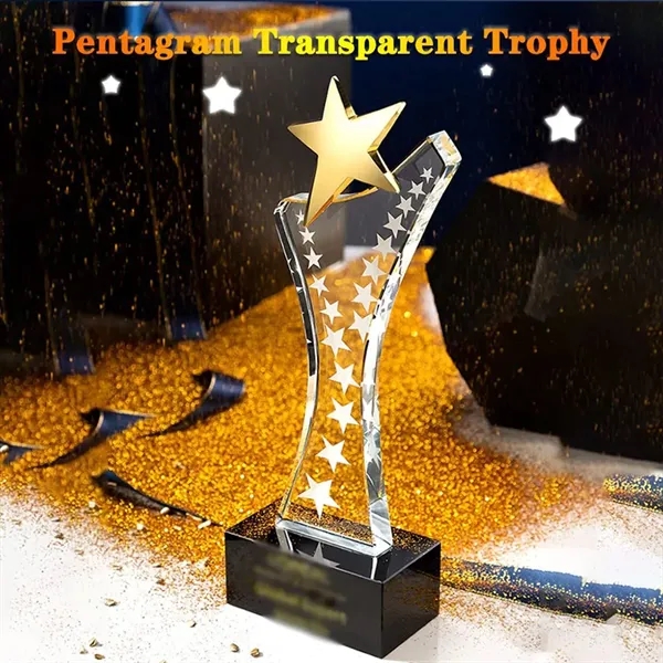 Crystal trophy - Crystal trophy - Image 1 of 3