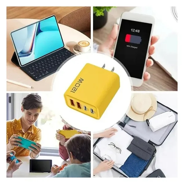 120W USB C 4-Port Fast Charging Block - 120W USB C 4-Port Fast Charging Block - Image 5 of 6