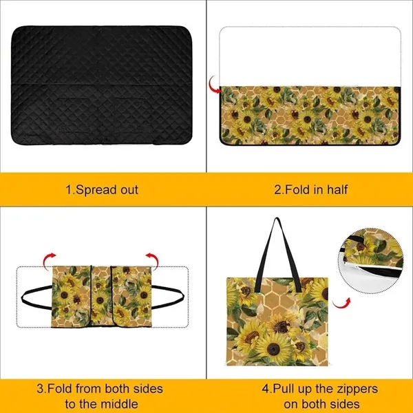 Multifunction Foldable Picnic Mat and Tote bag - Multifunction Foldable Picnic Mat and Tote bag - Image 2 of 4