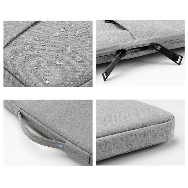 Zippered Shockproof Waterproof Dual-Layer Laptop Pouch Bag - Zippered Shockproof Waterproof Dual-Layer Laptop Pouch Bag - Image 4 of 9