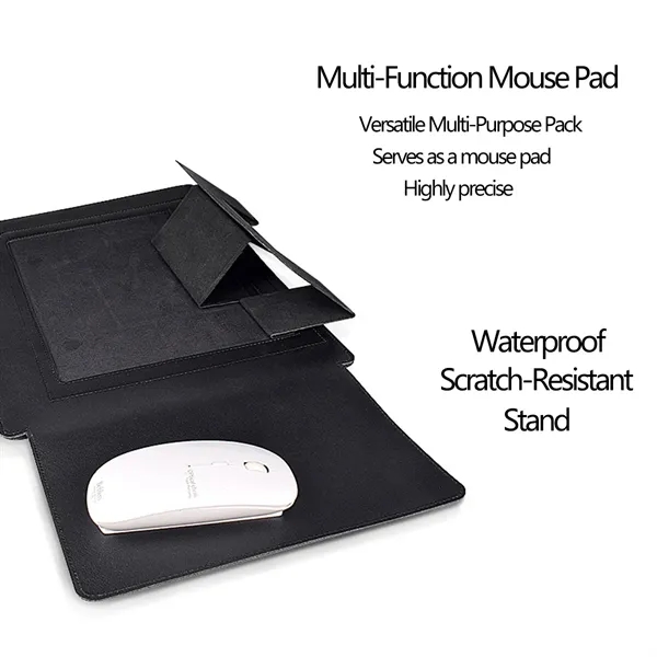 Folding Magnetic Cooling Stand Laptop Sleeve Bag Mouse Pad - Folding Magnetic Cooling Stand Laptop Sleeve Bag Mouse Pad - Image 2 of 10